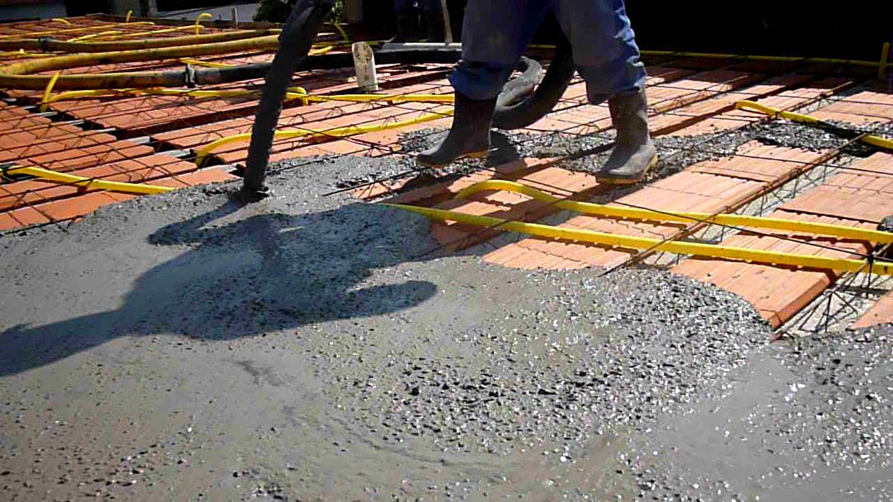 lançamento de concreto